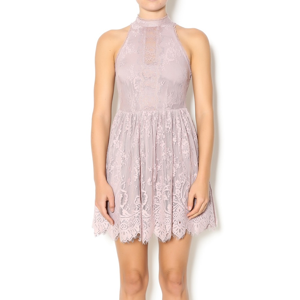 Free People Lilac Lace Dress